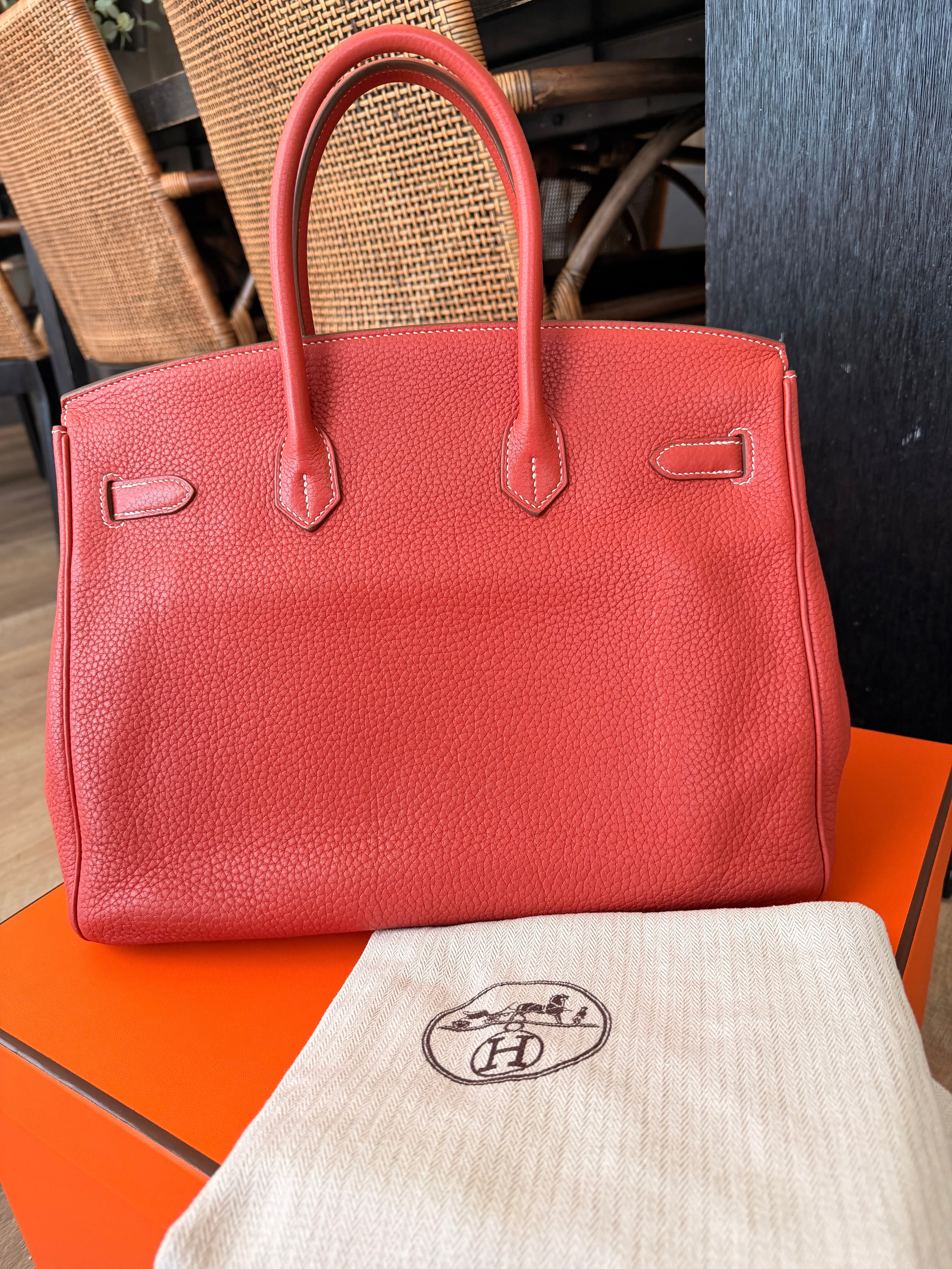 Hermes Birkin 35 togo bicolor