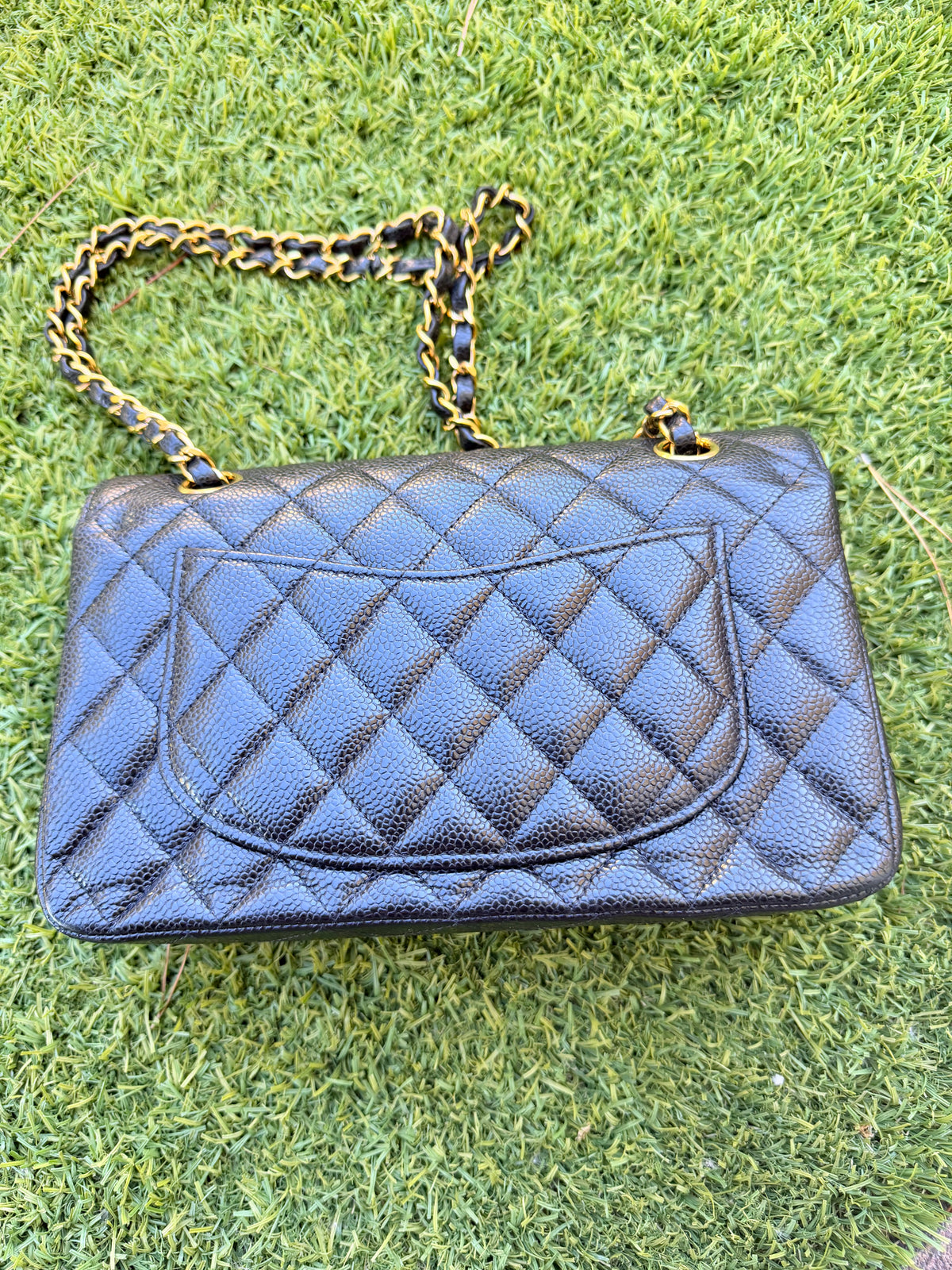 Chanel double flap caviar SMALL